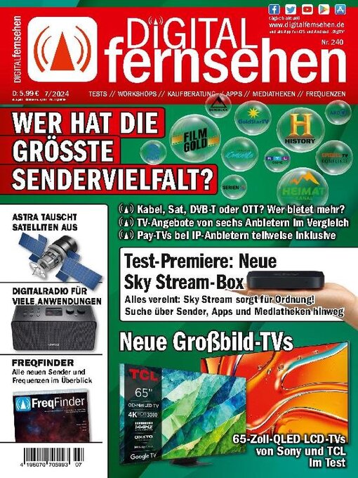 Title details for Digital Fernsehen by Auerbach Verlag and Infodienste GmbH - Available